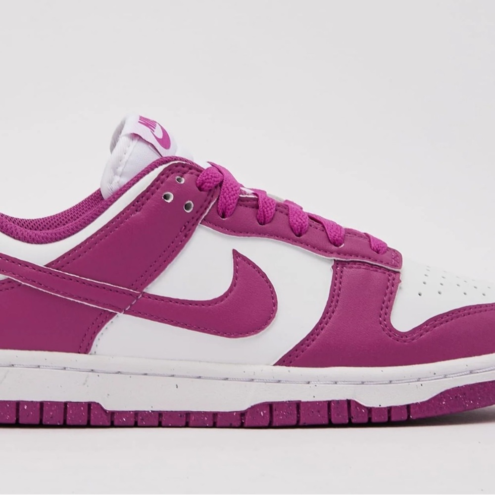 Nike Women's Fuchsia and White Sneakers